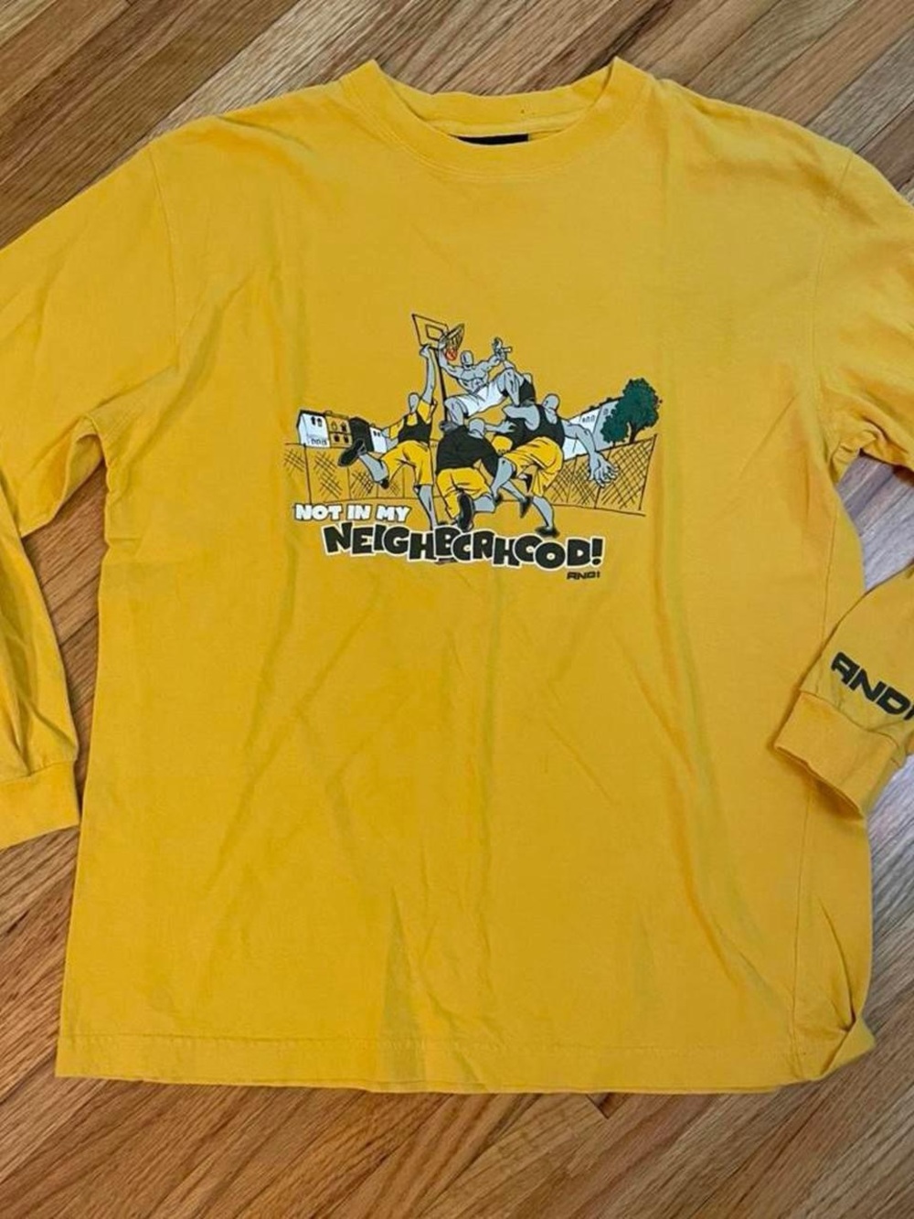 Vintage And1 “Not in My NeighborHood” Long Sleeve T-Shirt